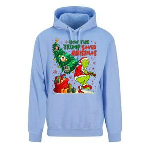 How The Trump Saved Christmas Funny Trump Christmas 2024 Unisex Surf Hoodie