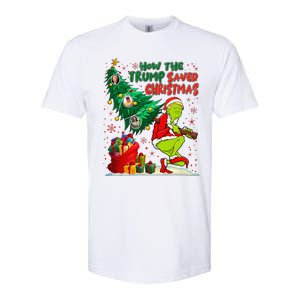 How The Trump Saved Christmas Funny Trump Christmas 2024 Softstyle CVC T-Shirt