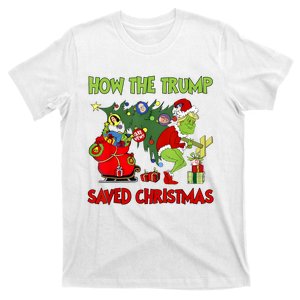 How The Trump Saved Christmas Funny Trump Christmas 2024 T-Shirt