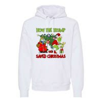 How The Trump Saved Christmas Funny Trump Christmas 2024 Premium Hoodie