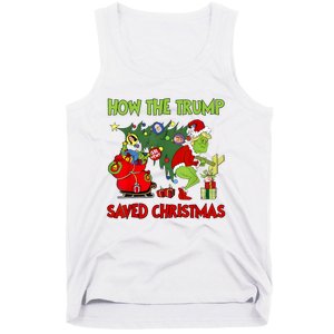 How The Trump Saved Christmas Funny Trump Christmas 2024 Tank Top