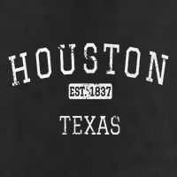 Houston Texas TX Vintage Golf Towel