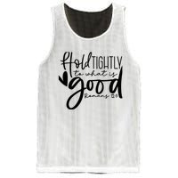 Hold Tightly To What Is Good, Christian Bible Romans 12:9 Mesh Reversible Basketball Jersey Tank