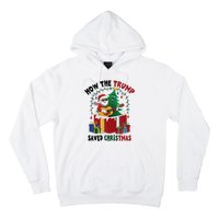 How The Trump Saved Christmas Funny Holiday Christmas Trump Hoodie