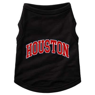 Houston Texas Throwback Design Print Htown Classic Doggie Tank