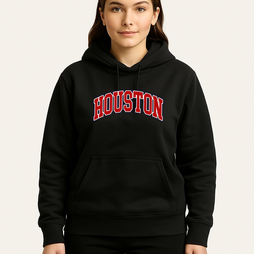 Houston Texas Throwback Design Print Htown Classic Hoodie