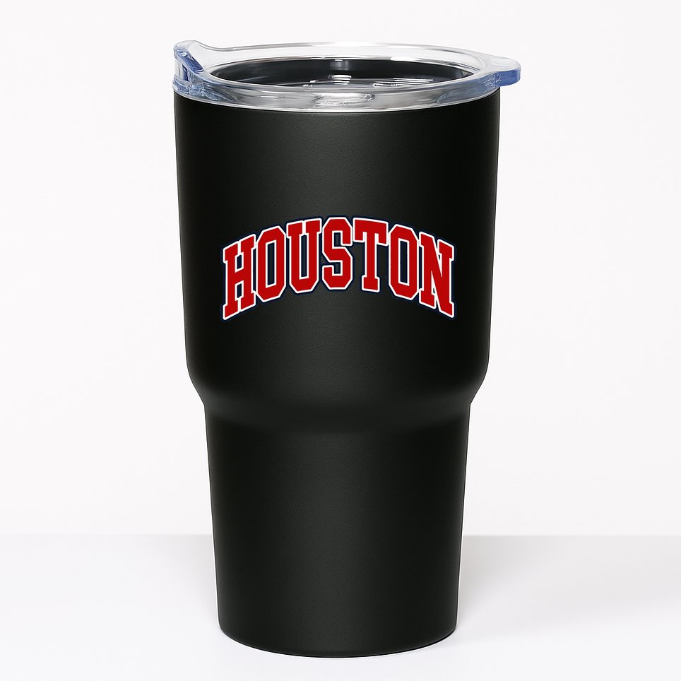 Houston Texas Throwback Design Print Htown Classic Tumbler