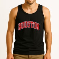Houston Texas Throwback Design Print Htown Classic Tank Top