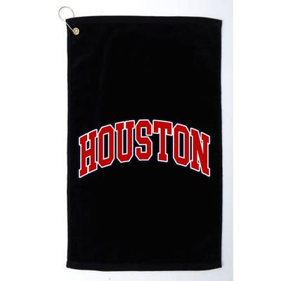Houston Texas Throwback Design Print Htown Classic Golf Towel