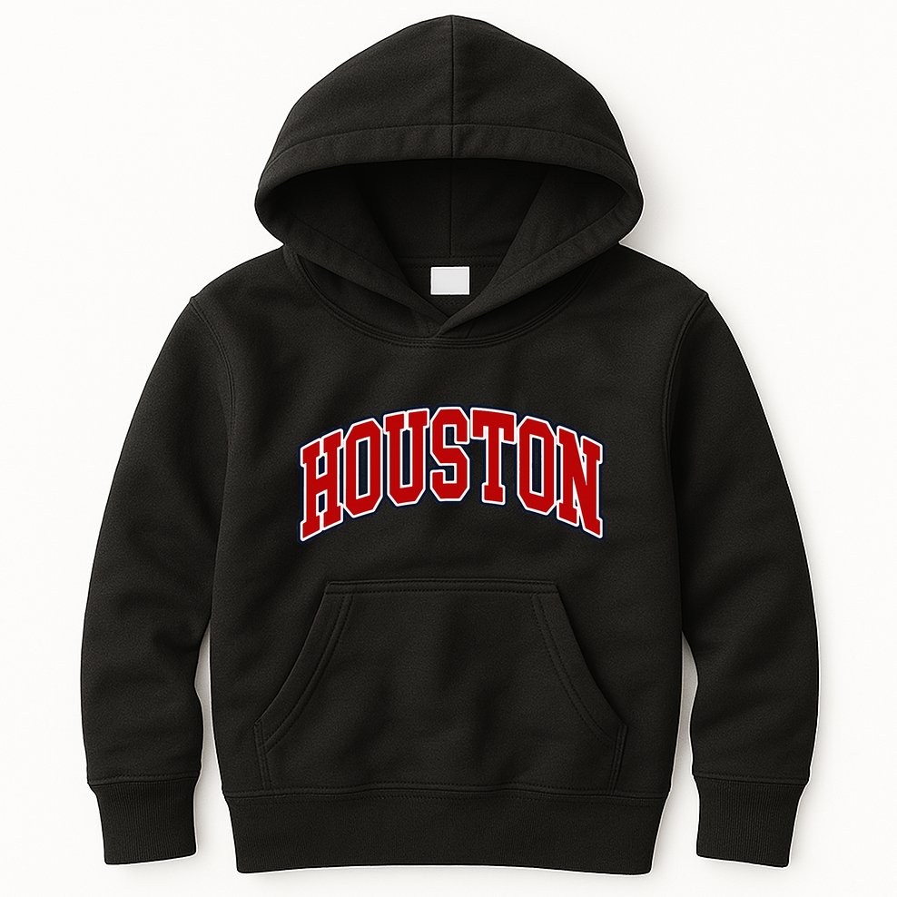 Houston Texas Throwback Design Print Htown Classic Kids Hoodie