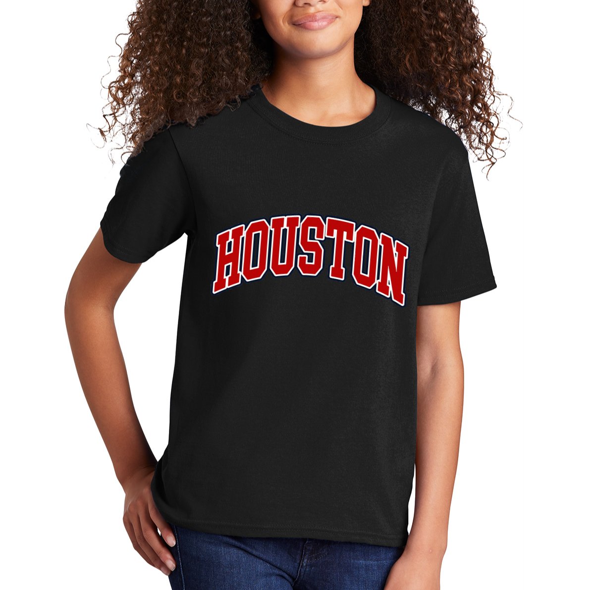 Houston Texas Throwback Design Print Htown Classic Kids T-Shirt