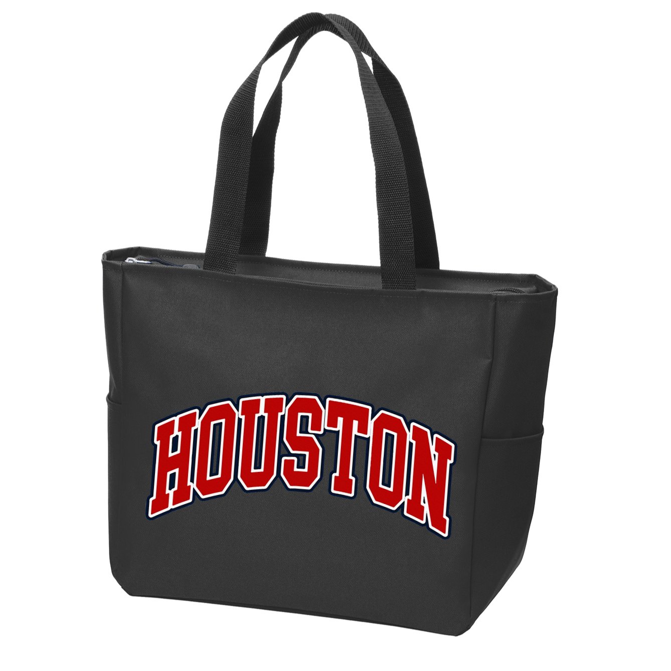 Houston Texas Throwback Design Print Htown Classic Zip Tote Bag