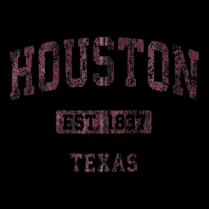 Houston Texas Tx Vintage Athletic Sports Kids Hoodie
