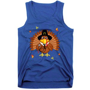 Happy Thanksgiving Turkey Nurse Holiday Nurse Thankful Fall Gift Tank Top