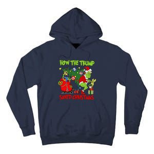 How The Trump Saved Christmas Funny Trump Christmas Tall Hoodie