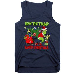 How The Trump Saved Christmas Funny Trump Christmas Tank Top