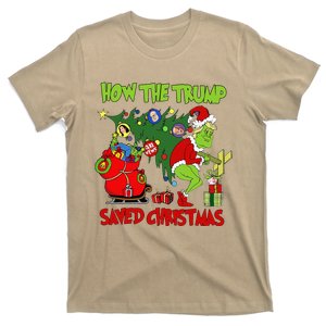 How The Trump Saved Christmas Funny Trump Christmas T-Shirt