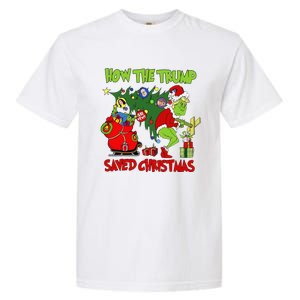 How The Trump Saved Christmas Funny Trump Christmas Garment-Dyed Heavyweight T-Shirt