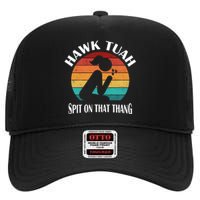 Hawk Tuah Trendy High Crown Mesh Back Trucker Hat