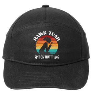 Hawk Tuah Trendy 7-Panel Snapback Hat