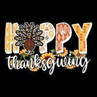 Happy Thanksgiving Turkey Cute Holiday 16 in Basic Backpack