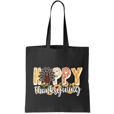 Happy Thanksgiving Turkey Cute Holiday Bag