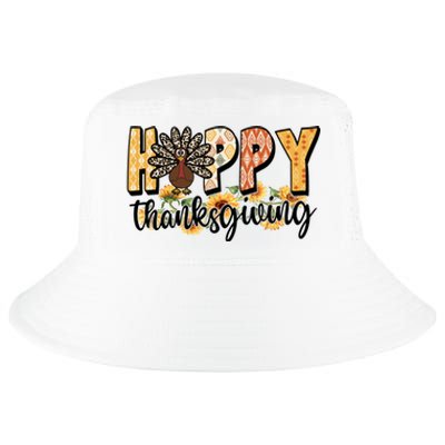 Happy Thanksgiving Turkey Cute Holiday Cool Comfort Performance Bucket Hat