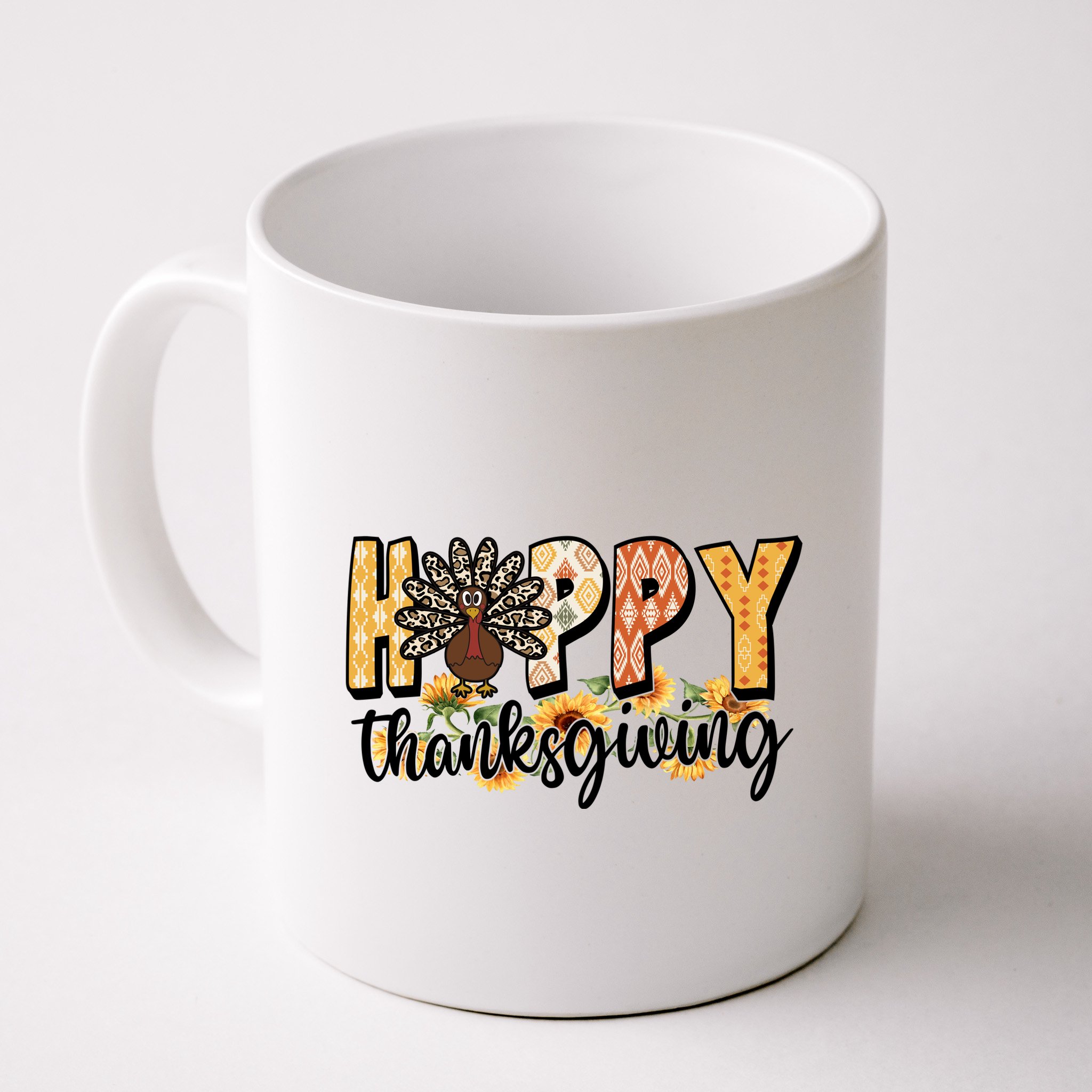 Happy Thanksgiving Turkey Cute Holiday Mug