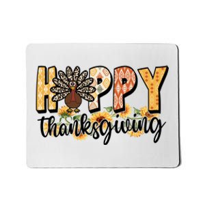 Happy Thanksgiving Turkey Cute Holiday Mousepad