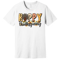 Happy Thanksgiving Turkey Cute Holiday Premium T-Shirt