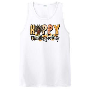 Happy Thanksgiving Turkey Cute Holiday PosiCharge Competitor Tank