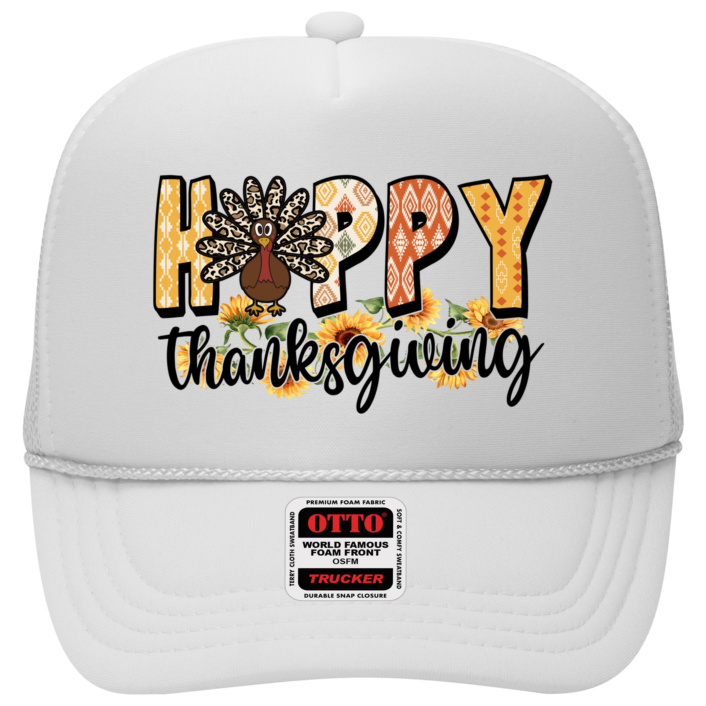Happy Thanksgiving Turkey Cute Holiday Hat