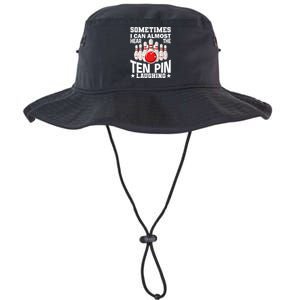 Hear The Ten Pin Laughing Fun Bowling Player Bowler Graphic Funny Gift Legacy Cool Fit Booney Bucket Hat