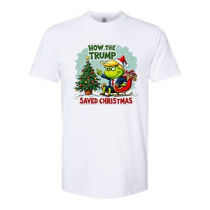 How The Trump Saved Christmas Funny Trump Christmas 2024 Softstyle CVC T-Shirt