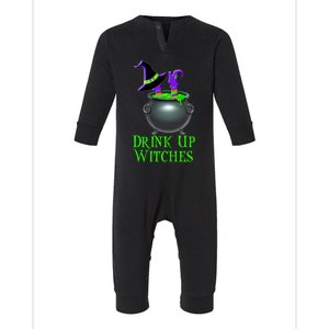 Halloween Trick Treat Witches Up Gift Infant Fleece One Piece