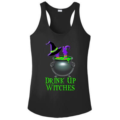 Halloween Trick Treat Witches Up Gift Ladies PosiCharge Competitor Racerback Tank