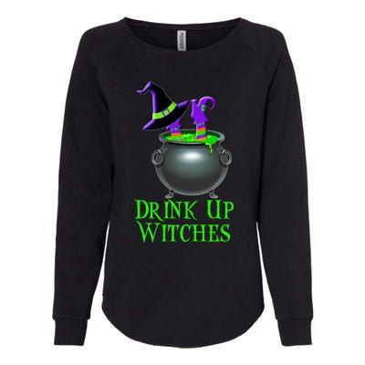 Halloween Trick Treat Witches Up Gift Womens California Wash Sweatshirt