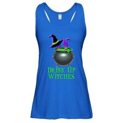 Halloween Trick Treat Witches Up Gift Ladies Essential Flowy Tank