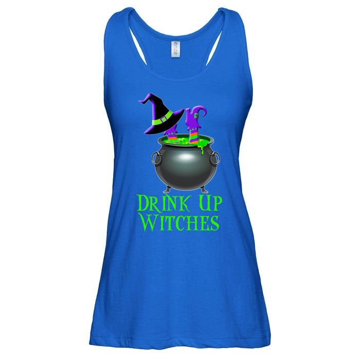 Halloween Trick Treat Witches Up Gift Ladies Essential Flowy Tank