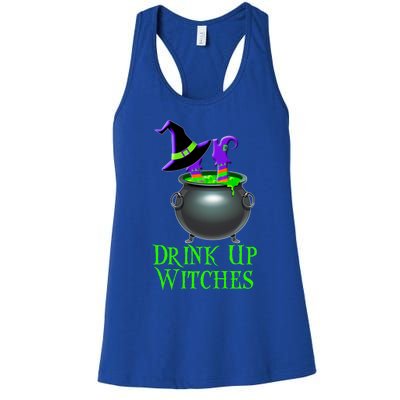 Halloween Trick Treat Witches Up Gift Women's Racerback Tank