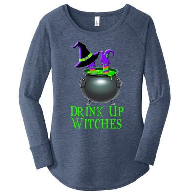 Halloween Trick Treat Witches Up Gift Women's Perfect Tri Tunic Long Sleeve Shirt