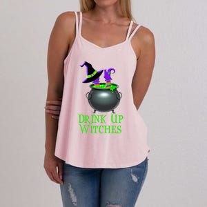 Halloween Trick Treat Witches Up Gift Women's Strappy Tank