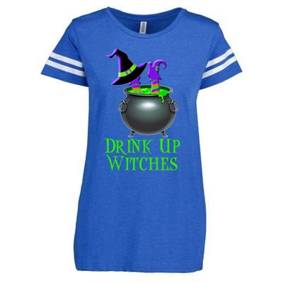 Halloween Trick Treat Witches Up Gift Enza Ladies Jersey Football T-Shirt