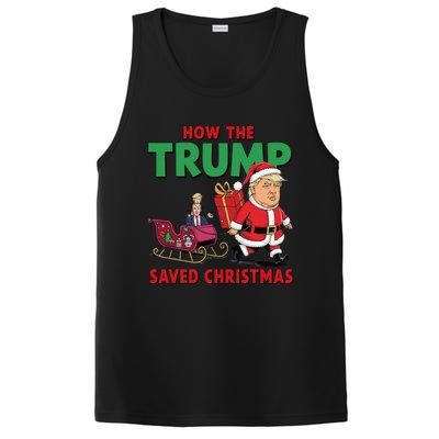 How The Trump Saved Christmas Funny Trump Christmas 2024 PosiCharge Competitor Tank