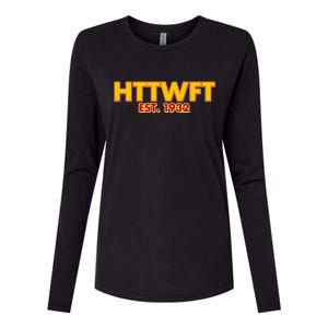 HTTWFT Hail To The Washington Football Team  Womens Cotton Relaxed Long Sleeve T-Shirt