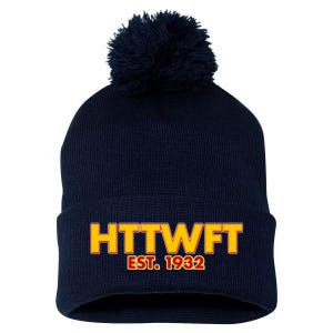 HTTWFT Hail To The Washington Football Team  Pom Pom 12in Knit Beanie