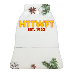 HTTWFT Hail To The Washington Football Team  Ceramic Bell Ornament