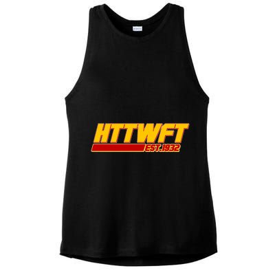 HTTWFT Hail To The Washington Football Team Est 1932 Ladies PosiCharge Tri-Blend Wicking Tank