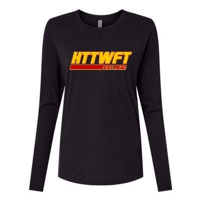 HTTWFT Hail To The Washington Football Team Est 1932 Womens Cotton Relaxed Long Sleeve T-Shirt