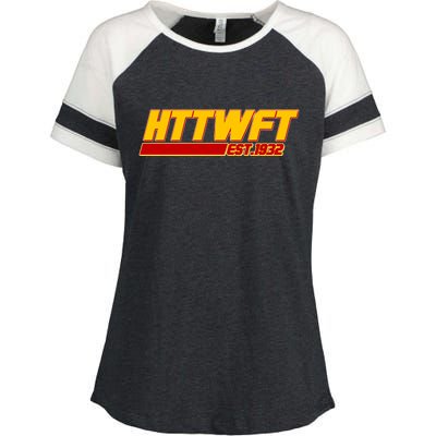 HTTWFT Hail To The Washington Football Team Est 1932 Enza Ladies Jersey Colorblock Tee